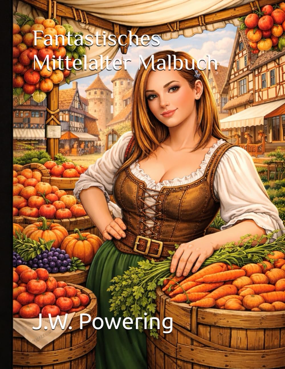 Fantastisches Mittelalter Malbuch (Fantastische Malwelten für Erwachsene)