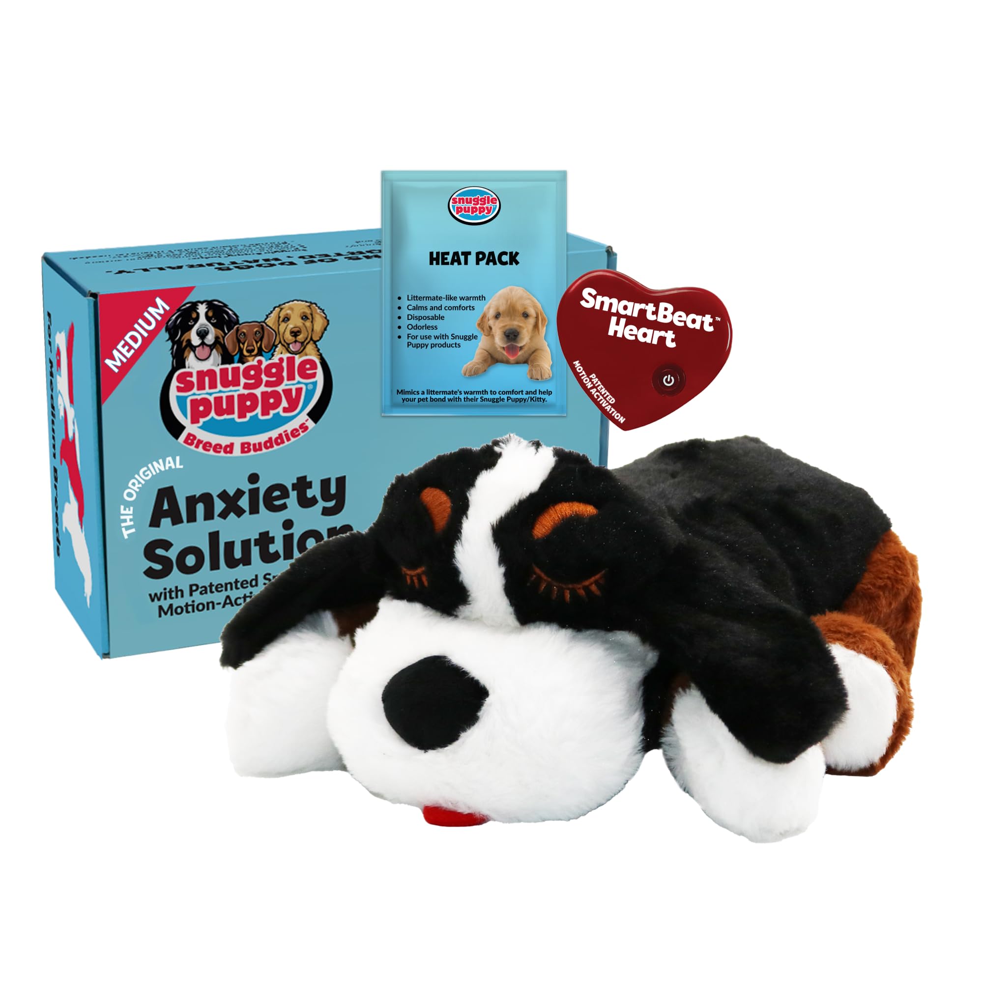 Special Edition Snuggle Puppy Toys - Heartbeat Puppy for Dogs - Pet Anxiety Relief and Calming Aid - Comfort Dog Toys for Behavioral Training