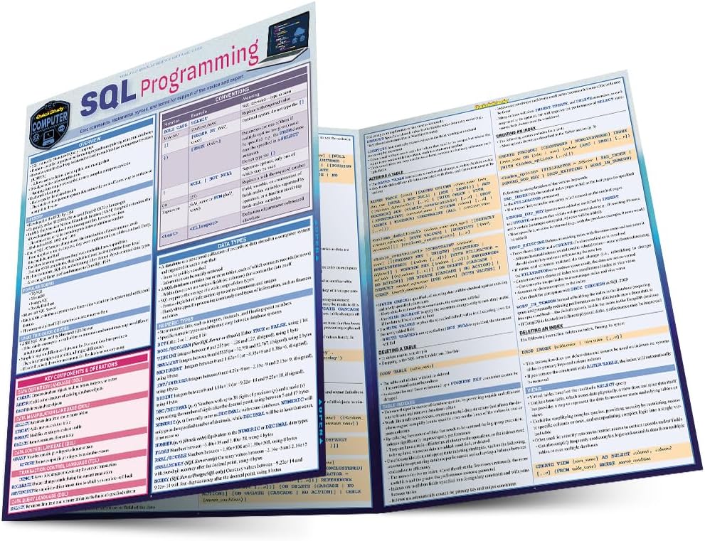 SQL Programming: a QuickStudy Laminated Reference Guide