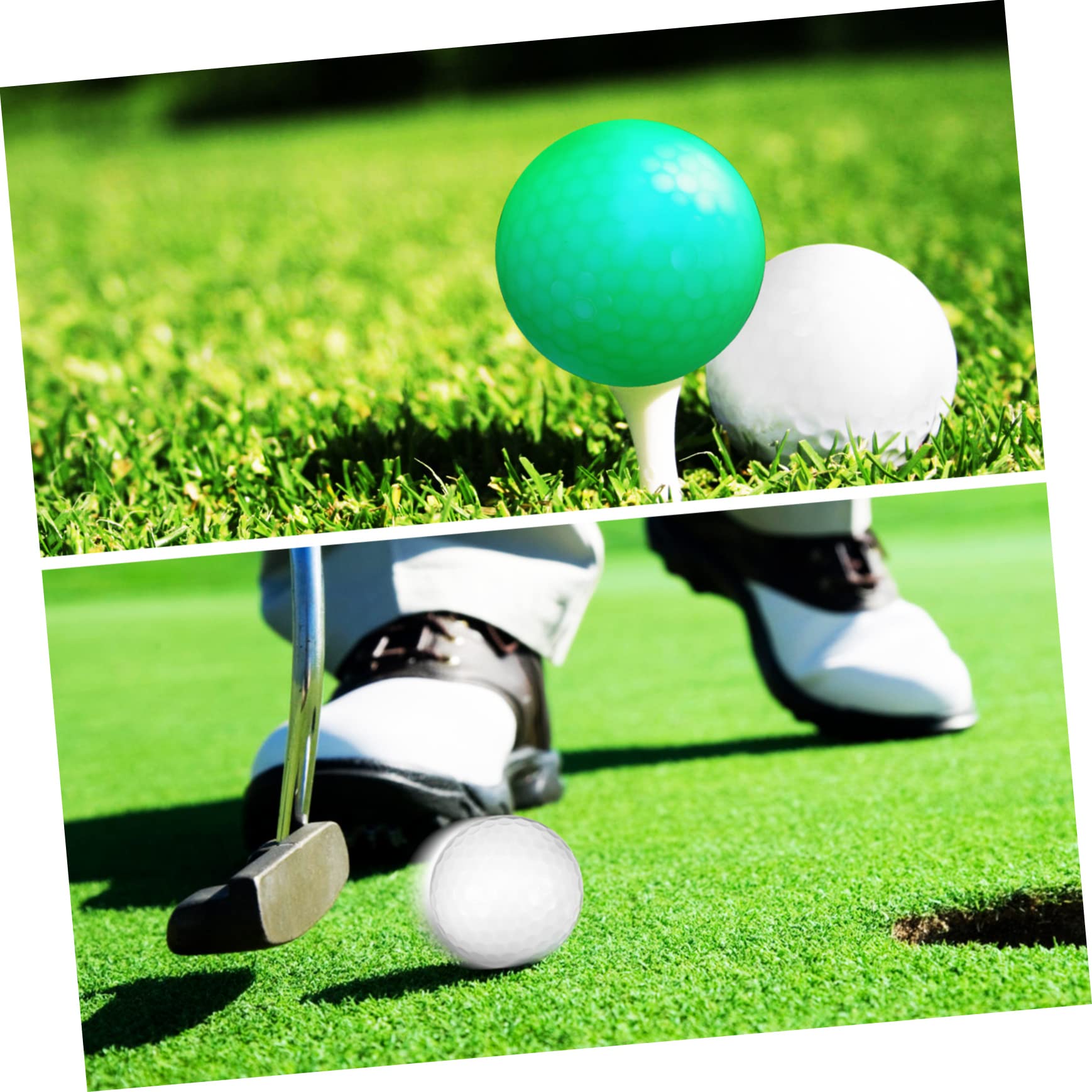 Sosoport 8piezas Bolas De Golf Led Brillantes Pack De Unidades para Jugar y Entrenar La Noche para Golfistas y Diversión El Campo