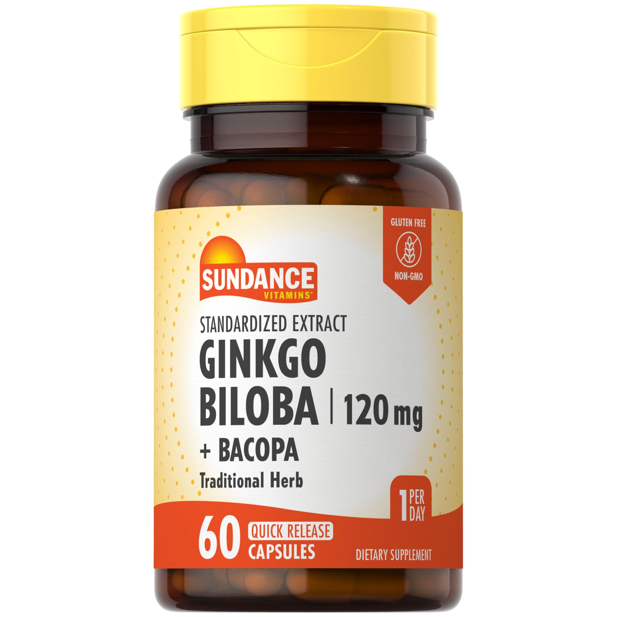 Sundance Ginkgo Biloba Capsules | 120mg