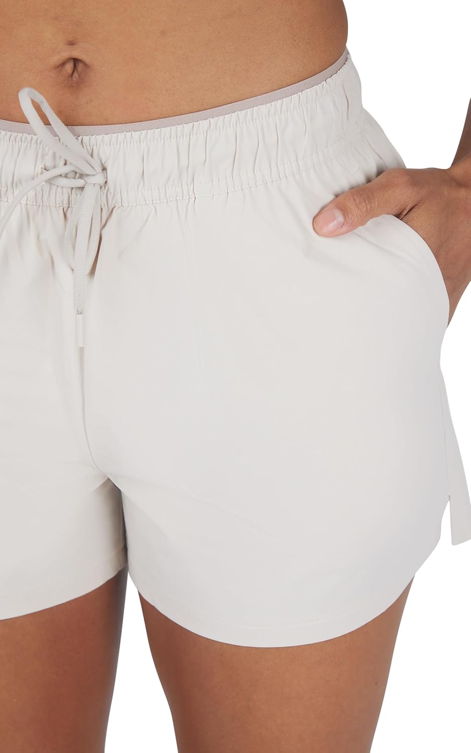 Yogalicious Relaxed Fit Running Short 3" Athletic 2-in-1 Inner Lining Lightweight Short with Drawstring and Pockets for Women - Image 5