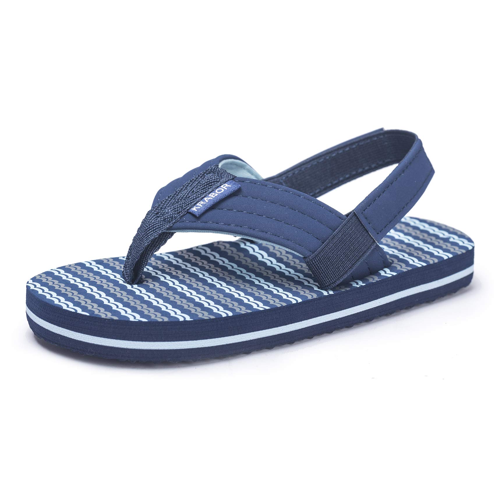 Boys Girls Flip Flops Sandals with Back Strap for Toddler/Little Kid/Big Kid