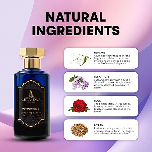 Miniatura 6 de Extracto de perfume Purpl3 Hze 30ML por Alexandria FragrancesExtrait De Parfum, de larga duración, día o noche
