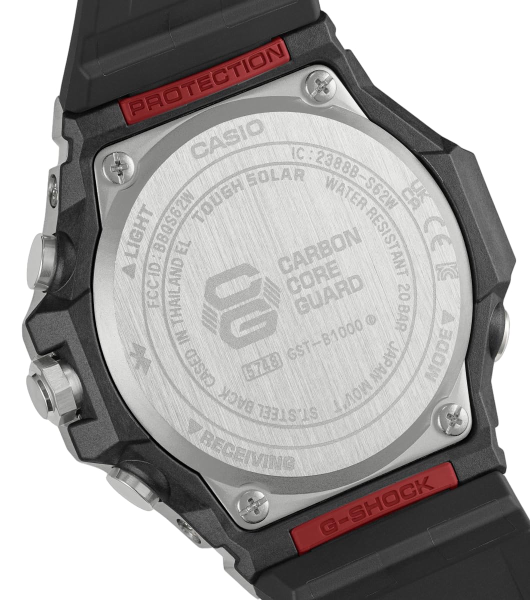 Casio G-Shock GST-B1000-1AER - Reloj para hombre con esfera negra y correa negra