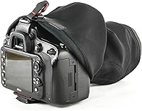 Vista 2 de Cobertor Peak Design contra la lluvia y la polvareda, color negro