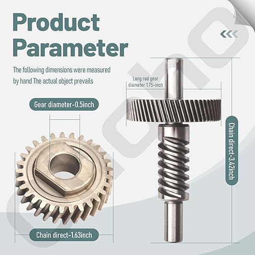 Miniatura 2 de Ohoho 9706529 W11086780 9709231 WP9709231 WP9709231 - Compatible con piezas de repuesto WhirlpoolKitchenaid 5QT y 6QT - con anillo de presión, grasa