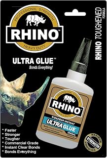 Rhino Glue, Heavy Duty 40 Gram Clear