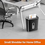 Amazon Basics 8-Sheet Cross-Cut Paper Shredder and Credit Card Shredder - Black