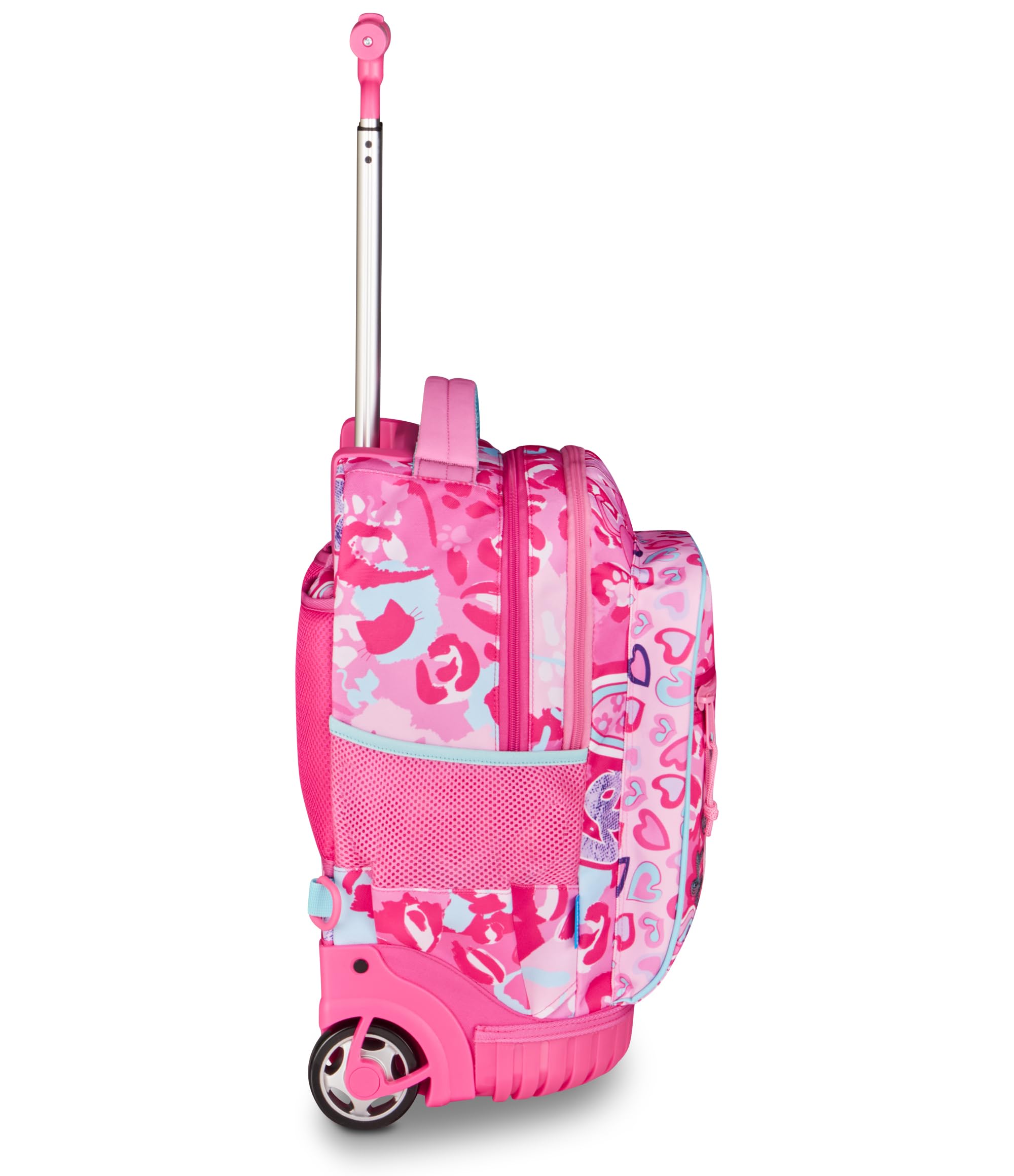 Mitama Trolley Run Extra CUTIECAT, 33 Lt, Doppio Scomparto, Rosa, Tasche multi funzione, bambina, Scuola elementare e media, Tempo libero e viaggi