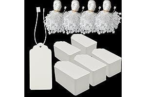 1000-Count Standard Price Tags with String for Quick and Easy Installation