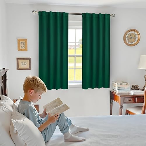 Miniatura 8 de BGment - Cortinas que bloquean la luz con bolsillo para cortinero y pestaña trasera, para dormitorio, cortinas de oscurecimiento térmicas para sala