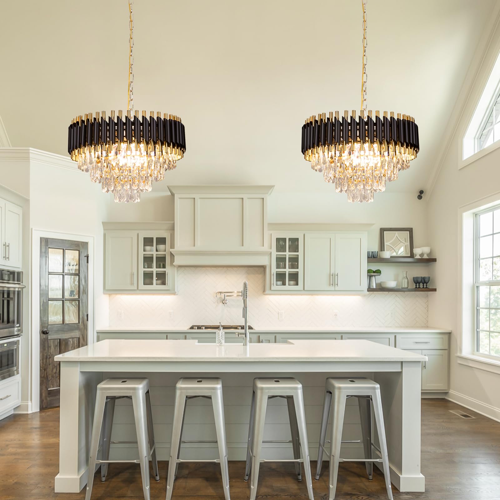 FRIXCHUR Modern Crystal Chandelier 20