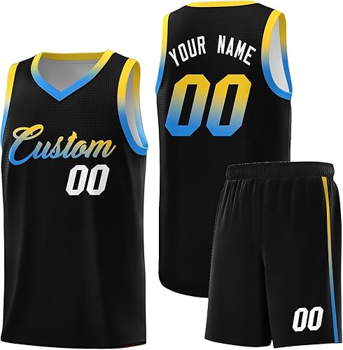 Traje de jersey de baloncesto personalizado para niños y adultos, camisas atléticas personalizadas, nombre impreso, número de equipo, logotipo del