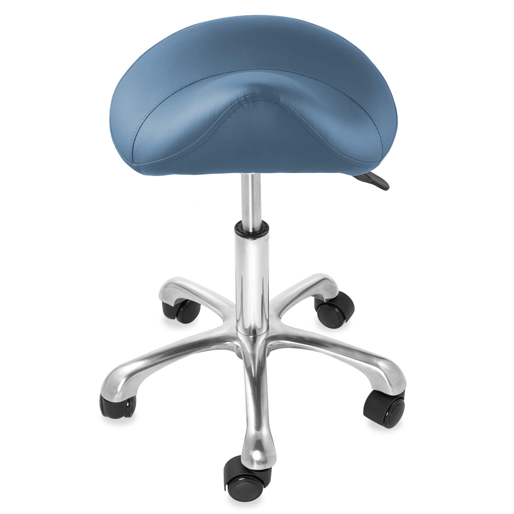 Amazon.com: Saloniture Professional Ergonomic Saddle Stool, Blue