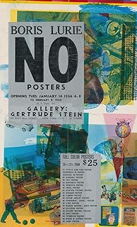 No posters. Gertrude Stein Gallery (1964) Poster Print by Boris Lurie (18 x 24)