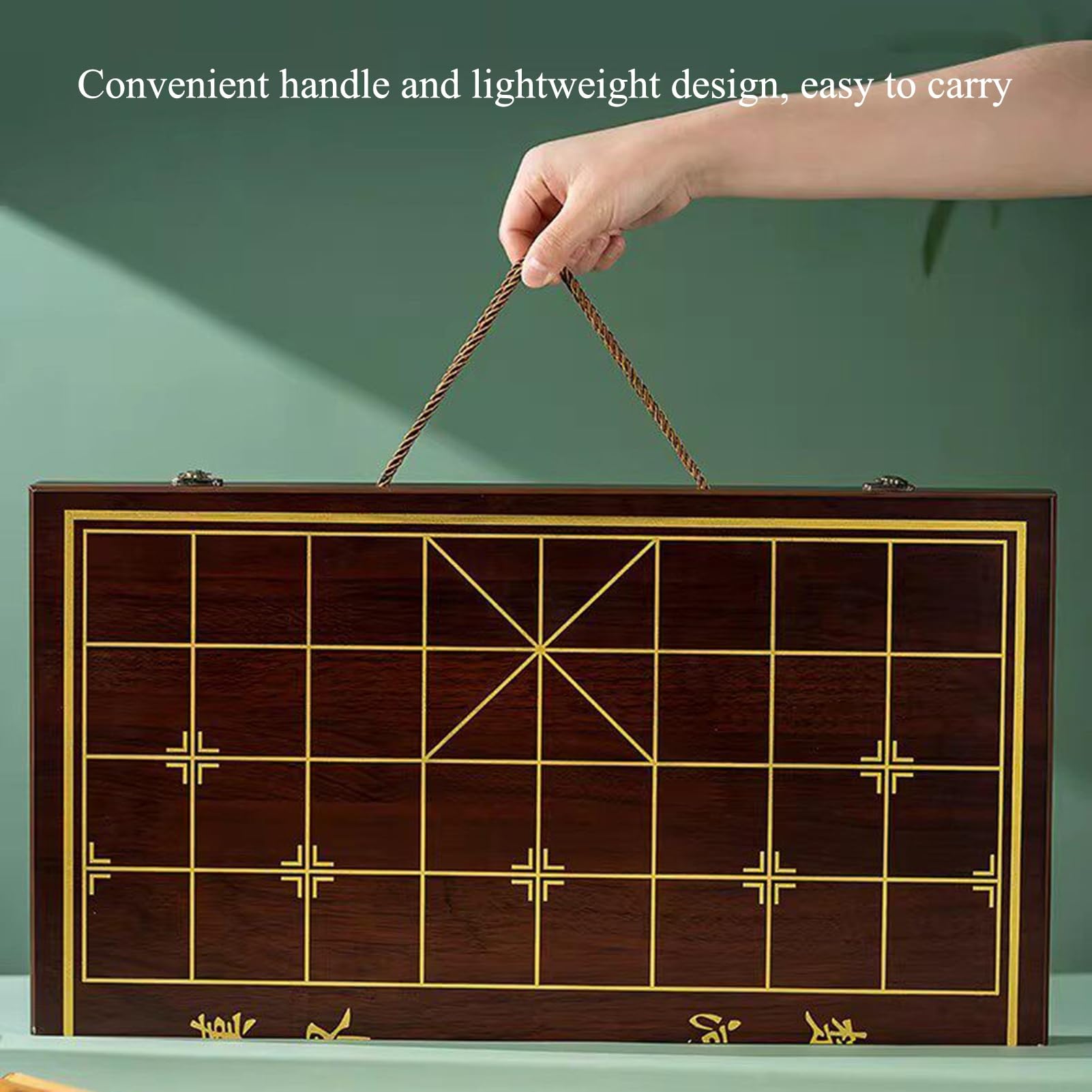 Jeu d'échecs chinois Xiangqi en Agate et Palissandre - Boutique aobo Jeu d'échecs chinois Xiangqi en Agate et Palissandre - Boutique aobo