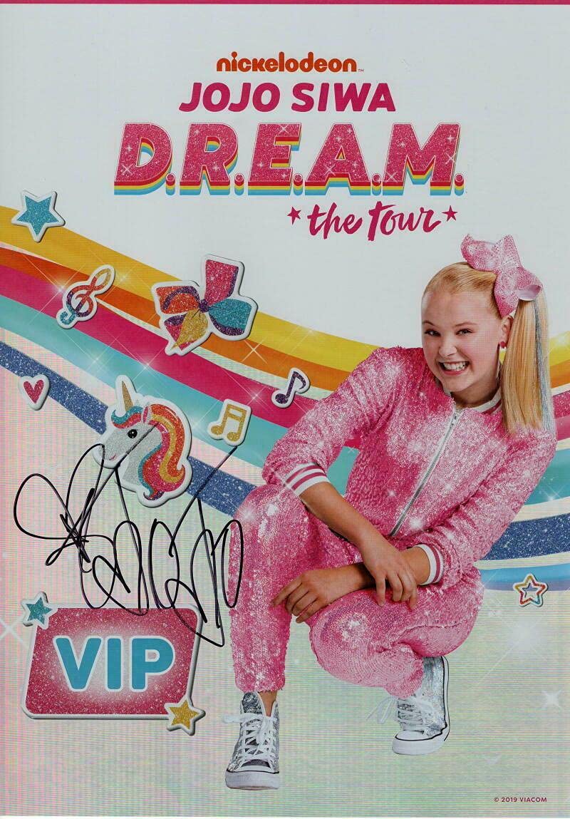 Jojo siwa signed poster - munimoro.gob.pe