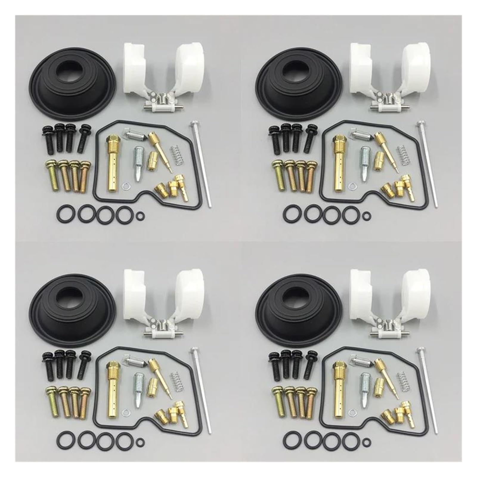 4X Carburetor Repair Kit Float Vacuum Diaphragm for 1997 Year for Yam&aha FZ400 4YR FZ 400(C)