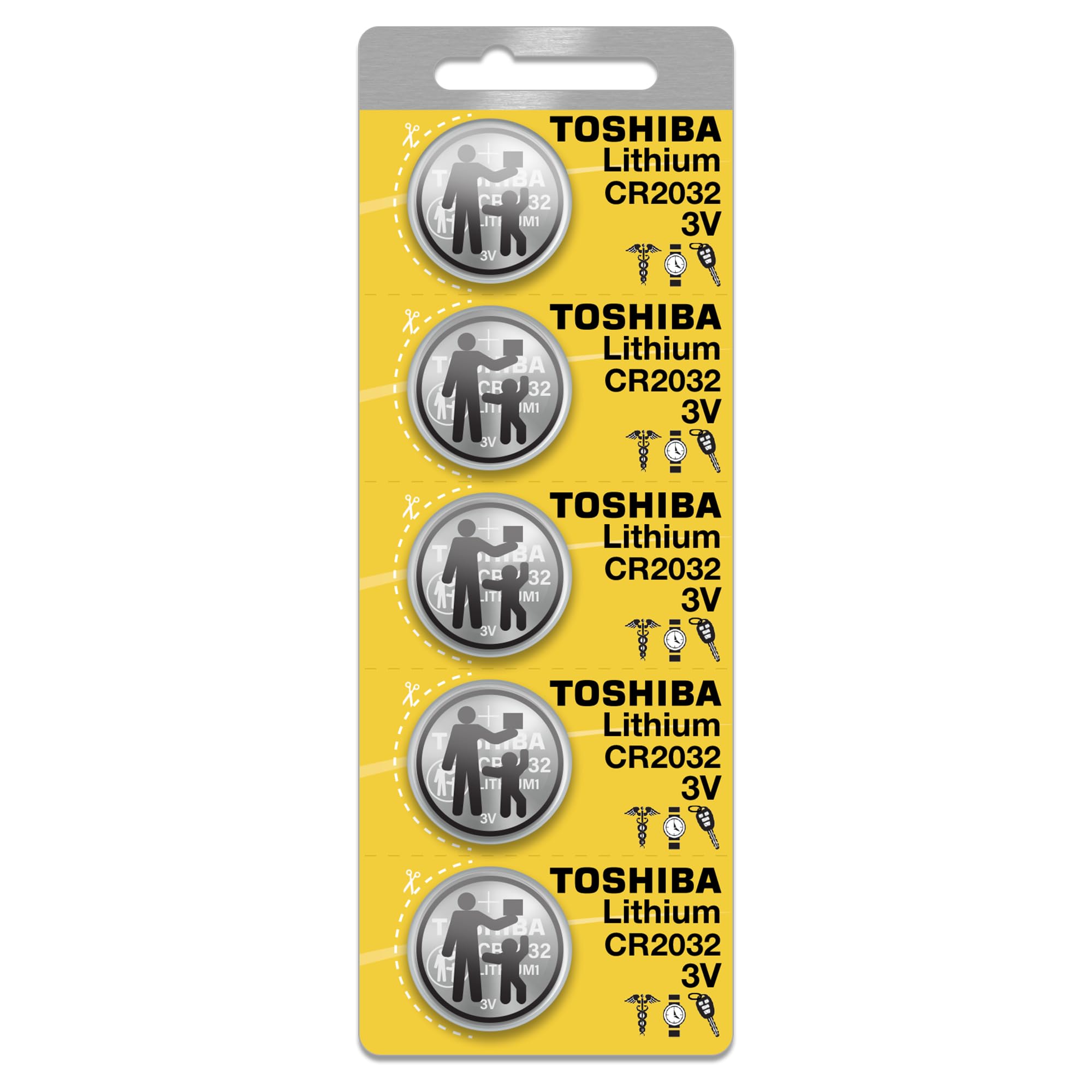 Amazon.com: Toshiba CR2032 3 Volt Lithium Coin Battery (5