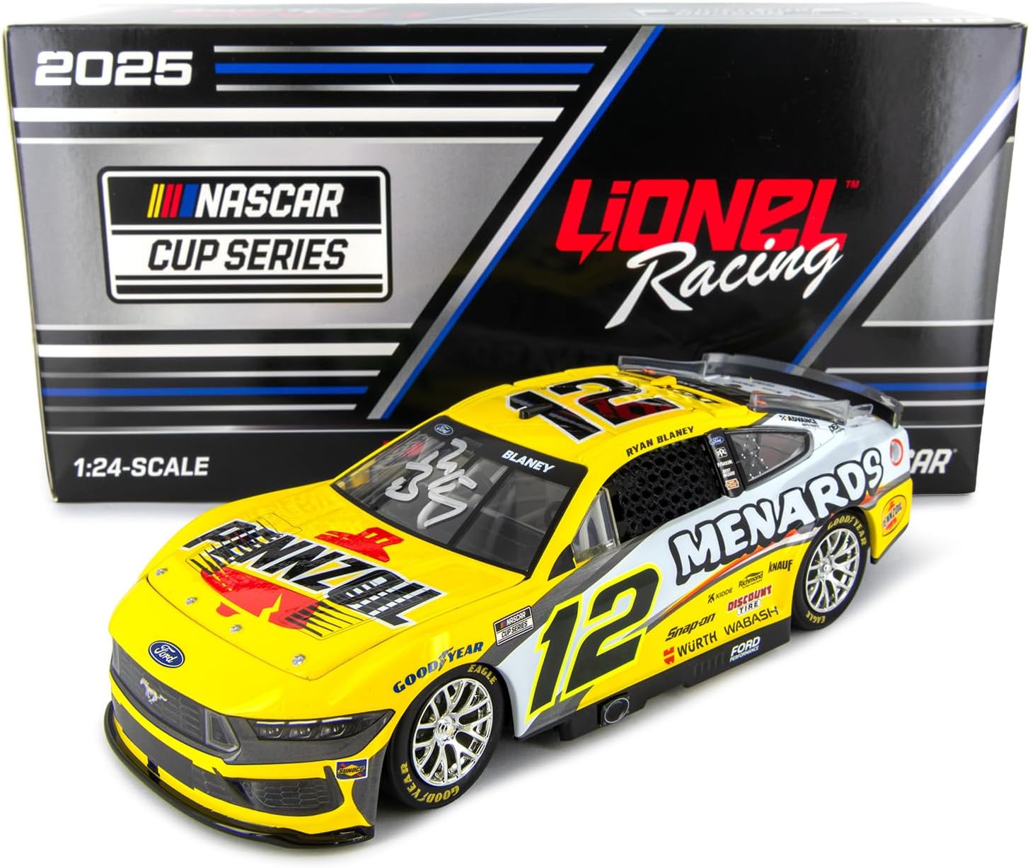 Lionel Racing Ryan Blaney Autographed 2025 PENZOL Standard ARC Diecast Car 1:24 Scale