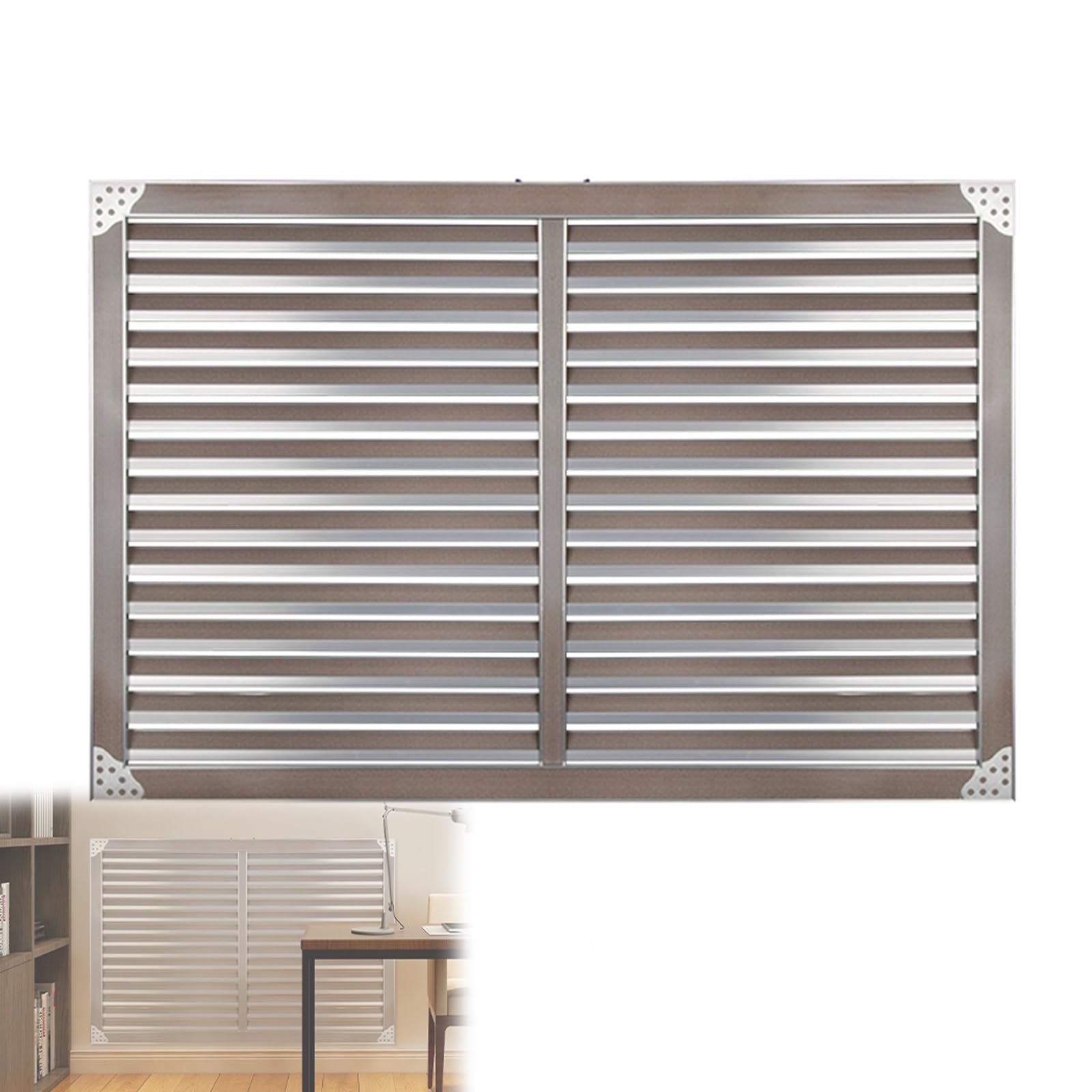 Cache-radiateur étagère en aluminium pour sublimer votre couloir