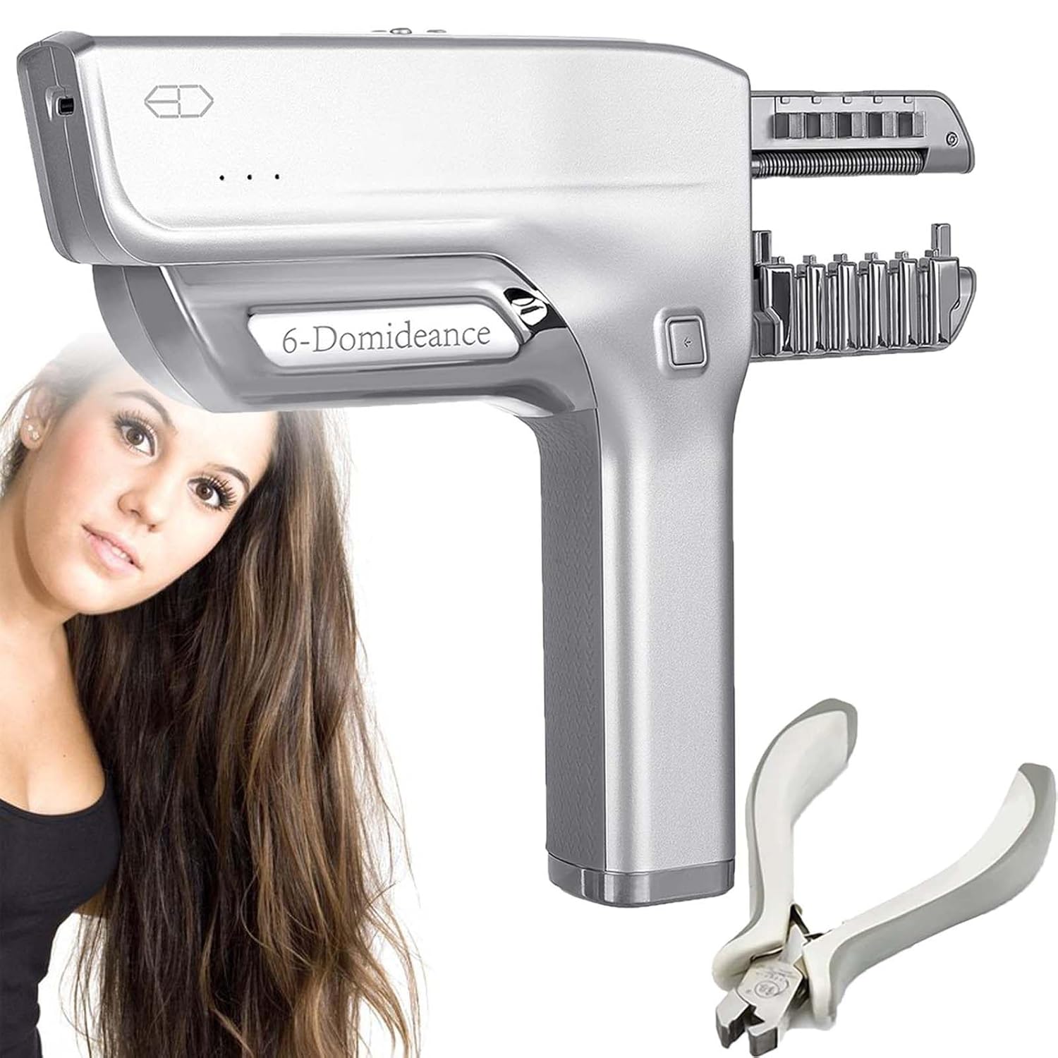 6d Hair Extensions Machine Kit,Wig Extension Tools,3nd