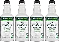 Vista 6 de 6% de peróxido de hidrógeno de grado alimenticio (32 onzas líquidas, paquete de 4) – Limpiador natural multiusos – Fabricado en Estados Unidos