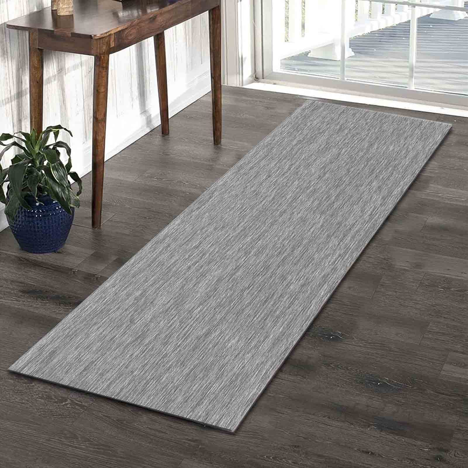 Tapis d'entrée longs tapis de cuisine antidérapant lavable runner 60x150cm salon