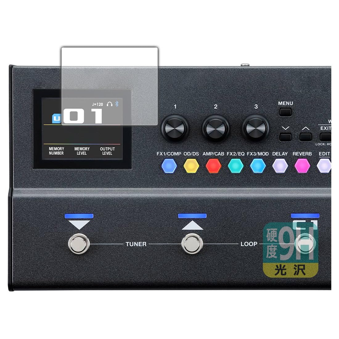 Amazon | PDA工房 BOSS GX-1 / GX-1B 対応 9H高硬度[光沢] 保護