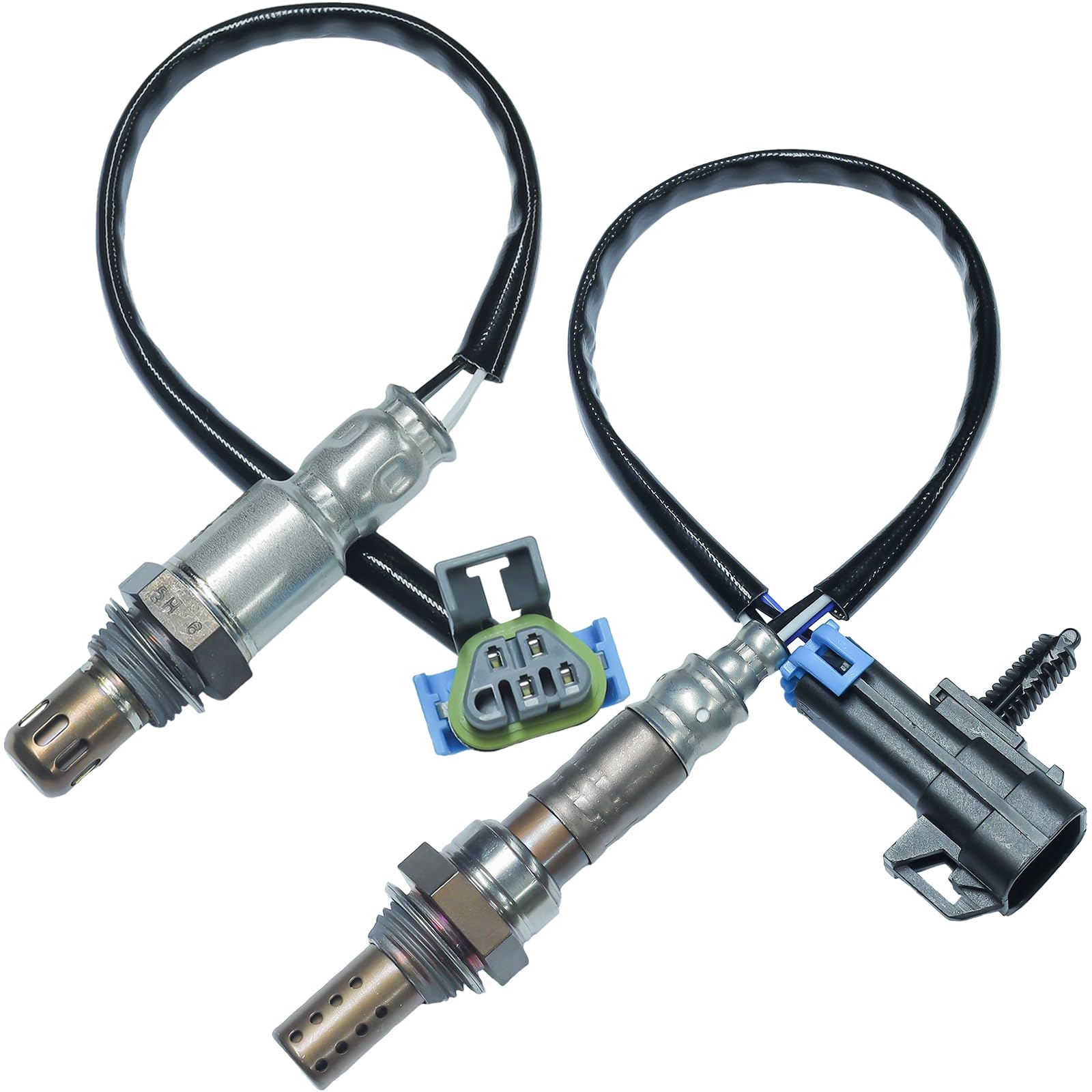 O2 Oxygen Sensor 234-4242 234-4530 Upstream and Downstream Fit for Chevy Malibu 2008-2010, Equinox 2010-2014, GMC Terrain 2010-2015, Saturn Vue Sky 08-10, Pontiac G6 08-10, 2.4L 2PCS