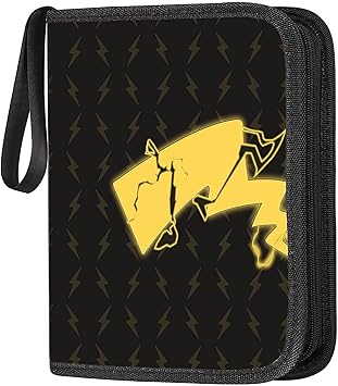 Amazon Com Pokonboy Carrying Case Binder Compatible With Pokemon Cards 4 Pocket Trading Card Sleeves Holder Collector Album For Trading Cards Holds Up To 400 Cards Office Products