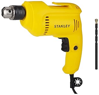 STANLEY STDR5510 550W 10mm Rotary Drill With DEWALT DW530500C 5x85mm Masonry Bit