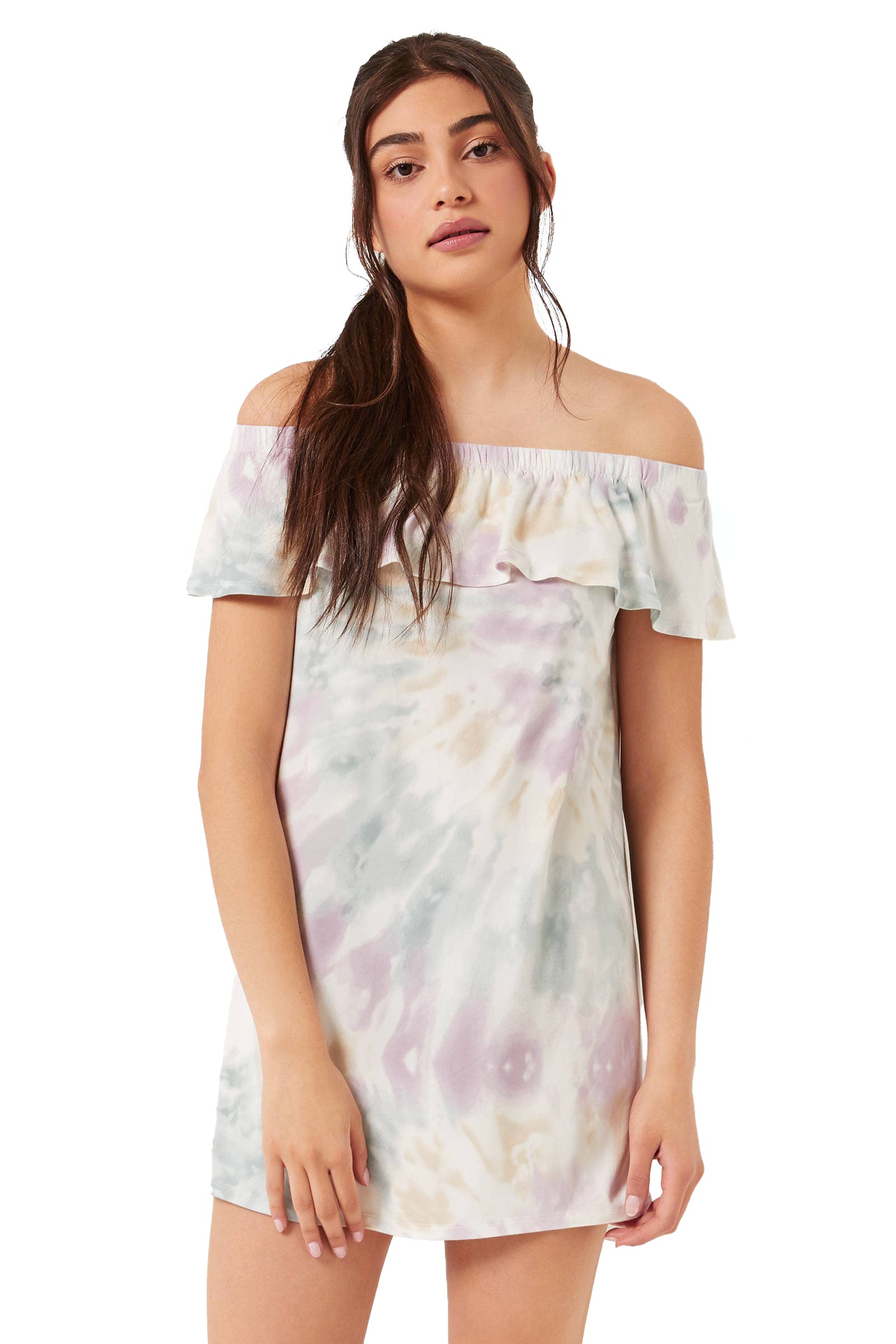 Ardene Women's Woven Dress, 1A-AP33150-02, White, Extra Large