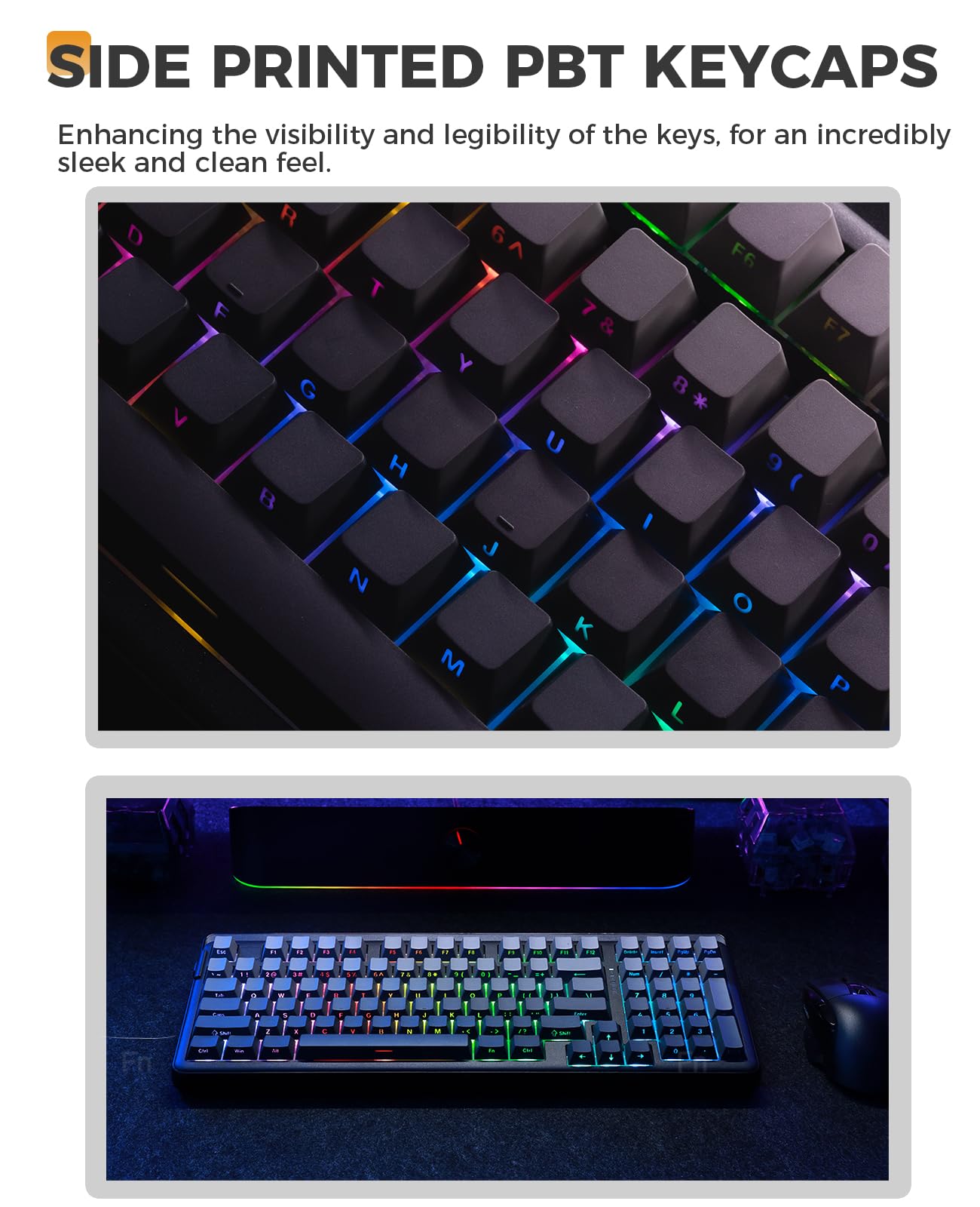 DAREU Teclado Mecânico Sem Fio Ek98Pro, Com Junta Hot Swap