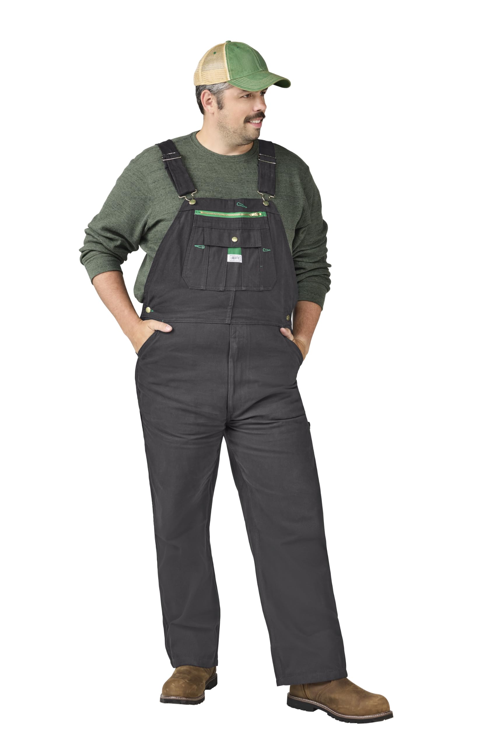Walls Liberty Herren Duck Latzhose, Grau (Graphite//Nature's Delight), 36W / 30L