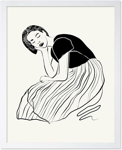 Miniatura 18 de Poster Master Póster de Groovy Woman – Impresión retro de moda – Arte de línea – Arte minimalista – Arte moderno – Arte abstracto – Arte en blanco y