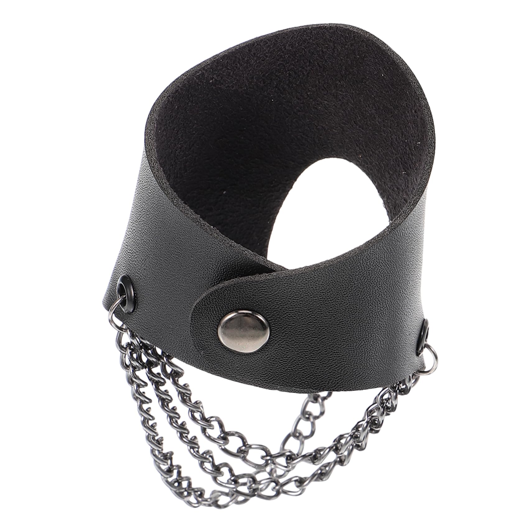 BESPORTBLE 3pcs Men's Women's Fingerless Gloves Fashionable Fishnet Rhinestone Steampunk Leather Gloves