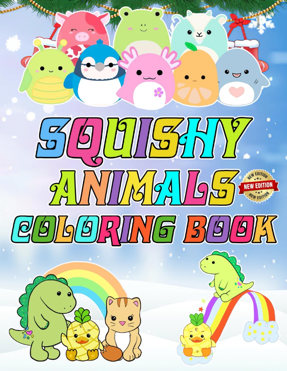 Squishy coloring book: 100+ New Designs for All Ages Great Gifts for Kids Boys Girls Ages 4-8 8-12 All Fans | Perfect Gift For Stress Relief And ... Office, Home, School, Event | Size 8.5" x 11"