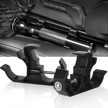 Flashlight Holder Bracket Mount for Jeep - Suitable for 2018-2025 Jeep Wrangler Unlimited 4-Door JL & 2020-2025 Jeep Gladiator JT