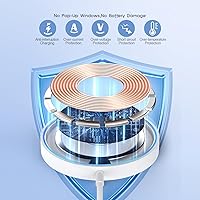 Vista 3 de Cargador Inalámbrico Magnético Rápido Apple Mag-Safe para iPhone 16 Pro Max/16 Pro/iPhone 15 Pro Max/15 Plus/14/13/12/AirPods 3/2/Pro/Pro 2