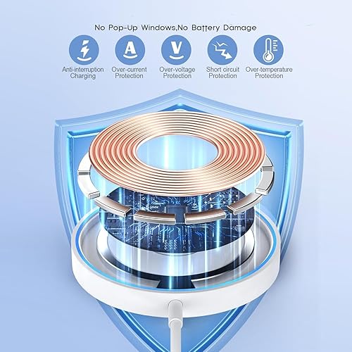 Miniatura 3 de Cargador inalámbrico magnético rápido Apple Mag-Safe cargador para iPhone 16 Pro Max16 ProiPhone 15Pro Max15 Plus141312AirPods 32ProPro 2 imán de