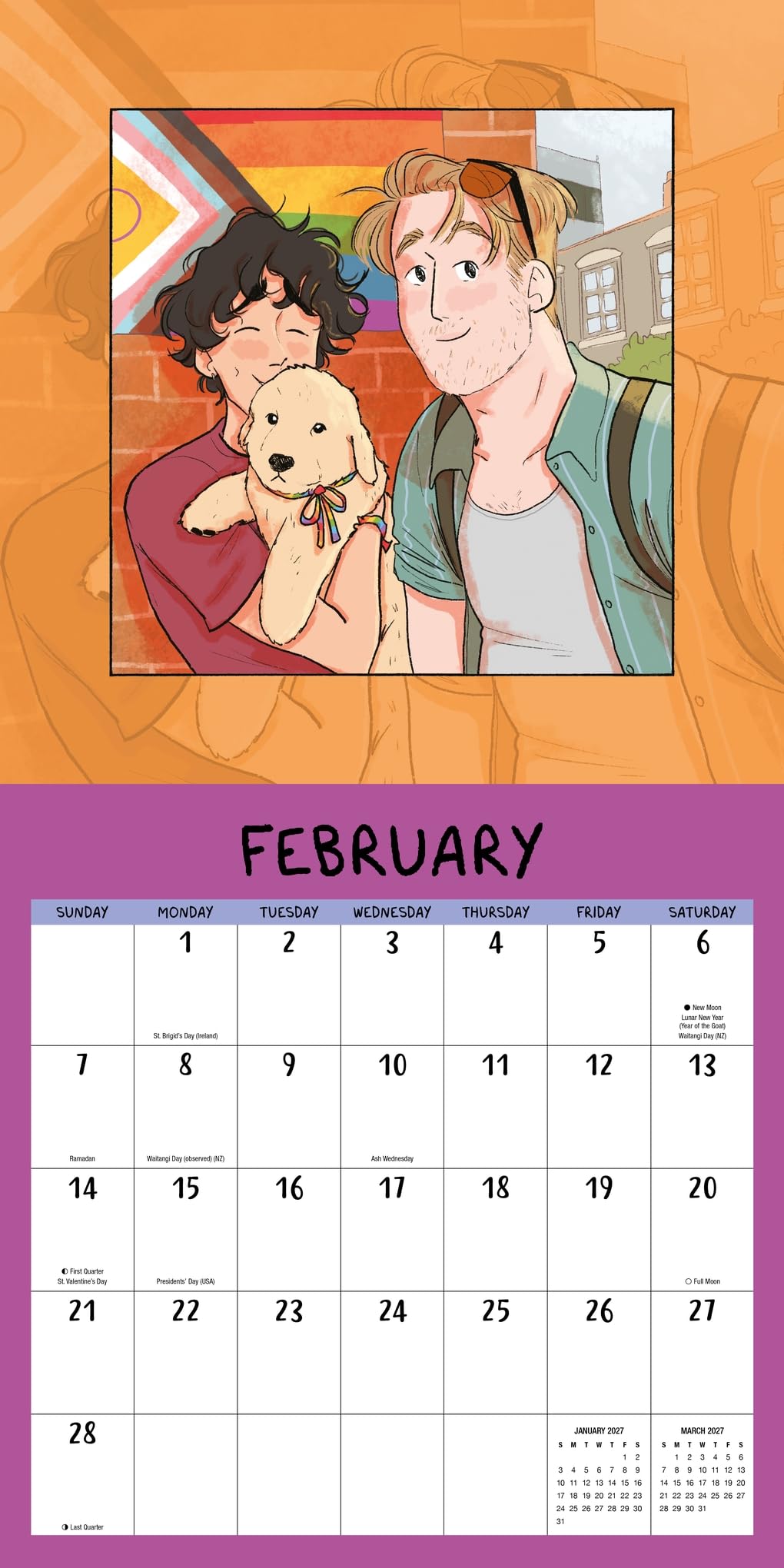 The Heartstopper 2027 Calendar: With art by Alice Oseman, and bonus poster!
