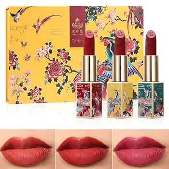 ヒー、口紅セット 2件 Amazon | CATKIN 頤和園 コラボ 口紅 ルージュレッド しっとり