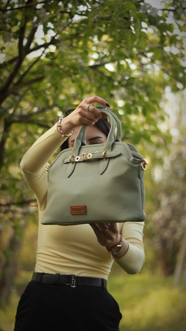 Bolso Tote Wrangler para mujer mediano con asa superior miniatura 7