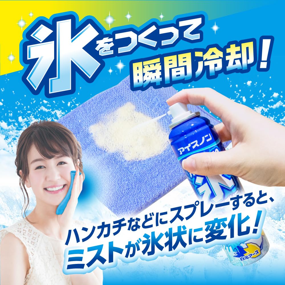 Amazon.co.jp: アイスノン 冷んやり氷スプレー 134mL : ドラッグストア