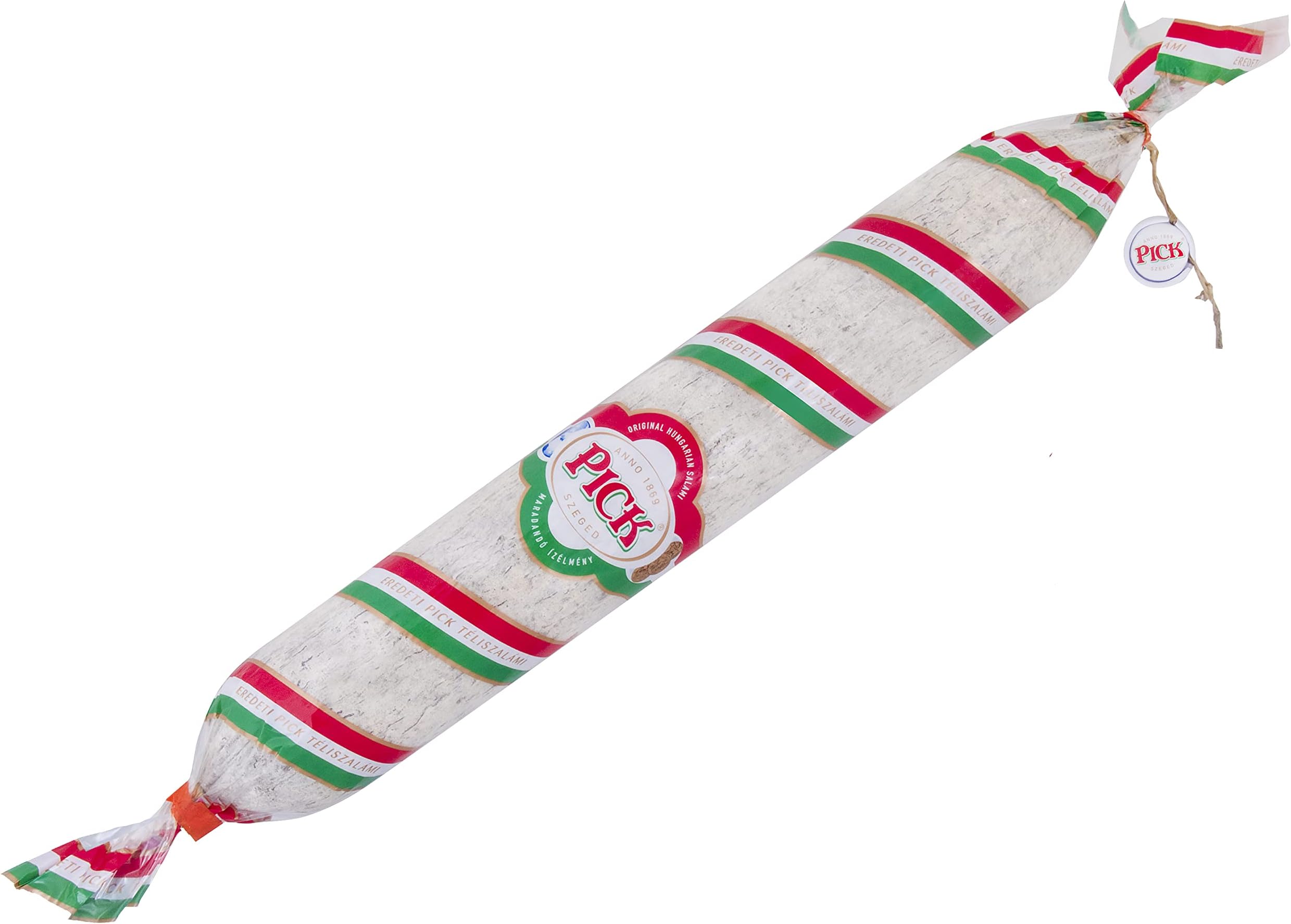 Pick Salami Authentic Szeged, Hungarian Dry Aged Mould Coated Sausage approx 2lb