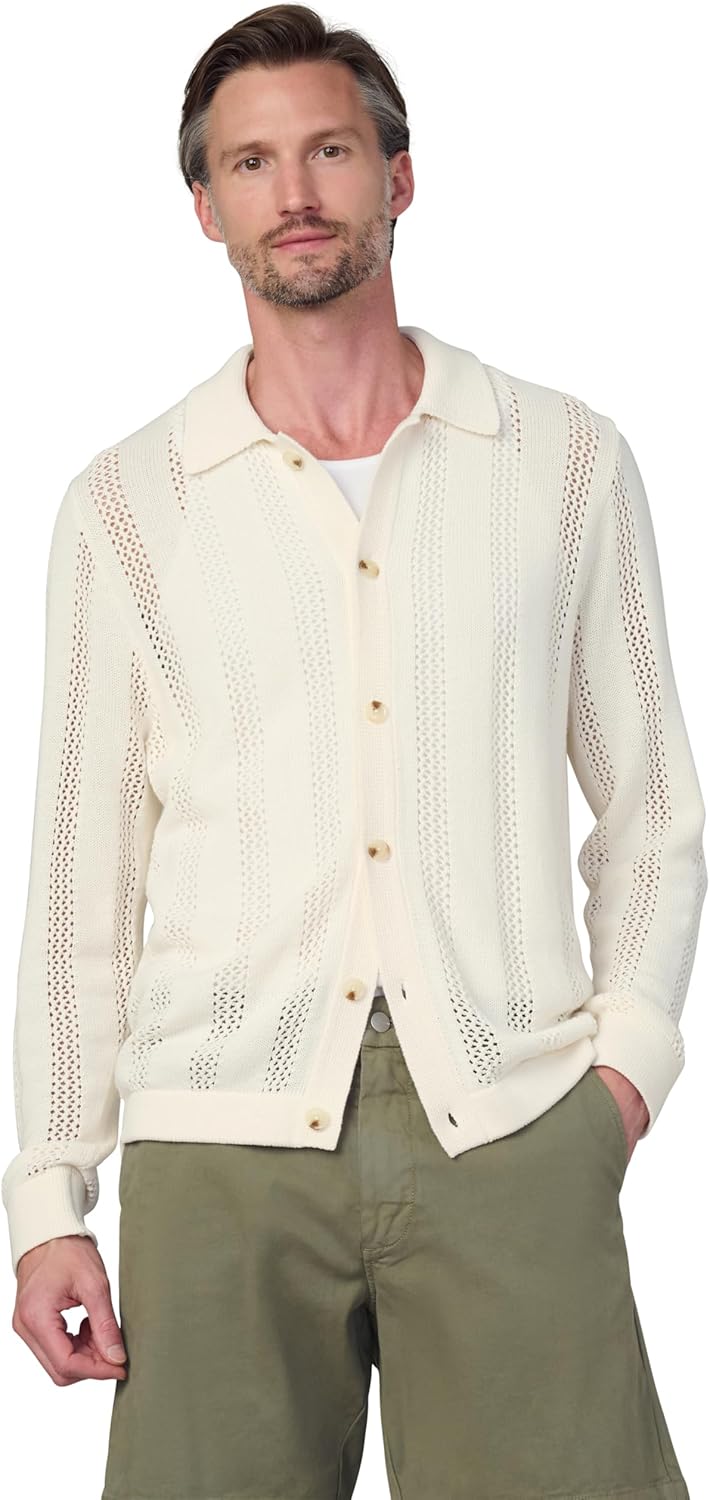 Joe's Men's Summer Crochet Cardigan