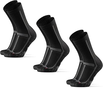 DANISH ENDURANCE Ultra-Comfort Crew Running Socks, Performance Socks, Men & Women - 3 or 5 Pack