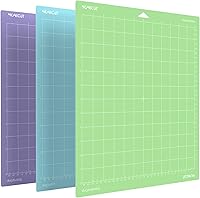 Vista 10 de Alfombrilla de corte de agarre ligero de 12x24 para Maker 3/Maker/Explore 3/Air 2/Air/One, 3 piezas de alfombrillas de corte flexibles